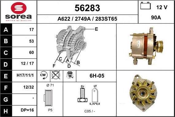 EAI 56283 - Ģenerators adetalas.lv