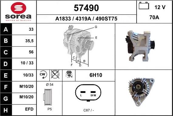 EAI 57490 - Ģenerators adetalas.lv