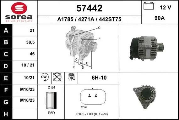 EAI 57442 - Ģenerators adetalas.lv