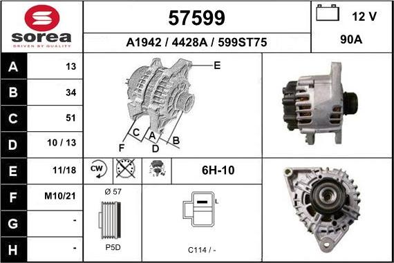 EAI 57599 - Ģenerators adetalas.lv