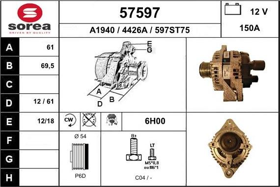 EAI 57597 - Ģenerators adetalas.lv