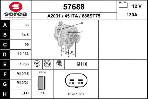 EAI 57688 - Ģenerators adetalas.lv