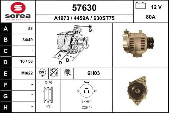 EAI 57630 - Ģenerators adetalas.lv