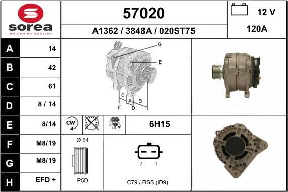 EAI 57020 - Ģenerators adetalas.lv