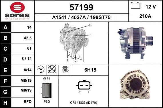 EAI 57199 - Ģenerators adetalas.lv