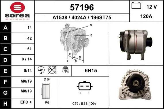 EAI 57196 - Ģenerators adetalas.lv