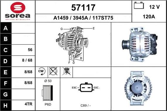 EAI 57117 - Ģenerators adetalas.lv