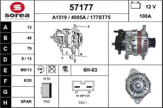 EAI 57177 - Ģenerators adetalas.lv