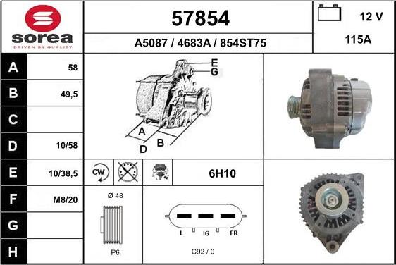 EAI 57854 - Ģenerators adetalas.lv