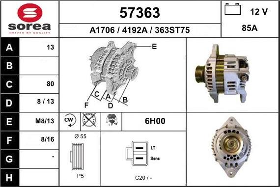 EAI 57363 - Ģenerators adetalas.lv