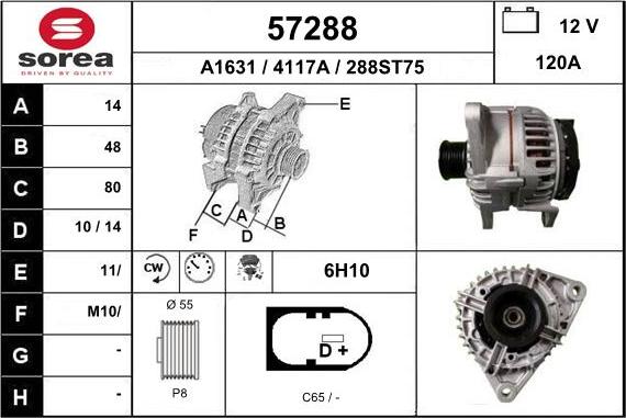 EAI 57288 - Ģenerators adetalas.lv