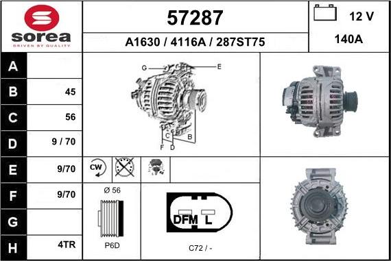 EAI 57287 - Ģenerators adetalas.lv