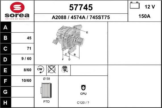 EAI 57745 - Ģenerators adetalas.lv