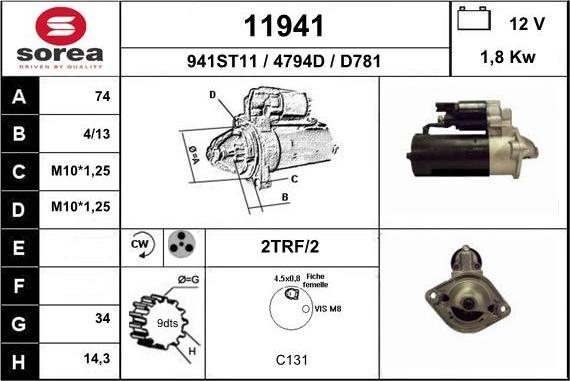 EAI 11941 - Starteris adetalas.lv