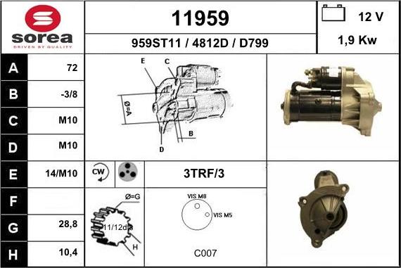 EAI 11959 - Starteris adetalas.lv