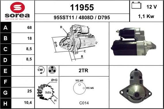 EAI 11955 - Starteris adetalas.lv