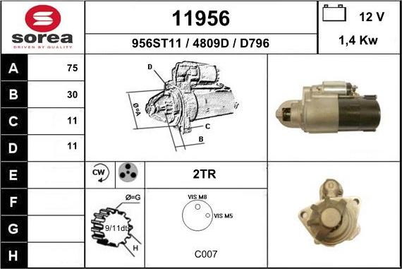 EAI 11956 - Starteris adetalas.lv