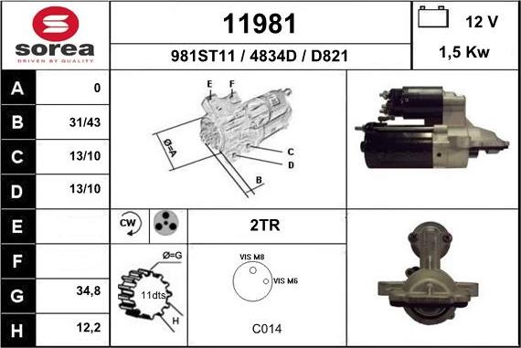 EAI 11981 - Starteris adetalas.lv