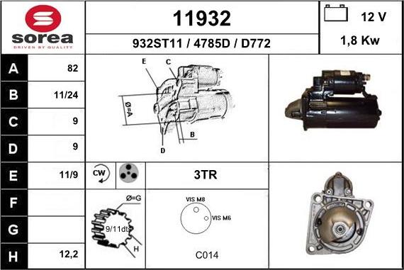 EAI 11932 - Starteris adetalas.lv