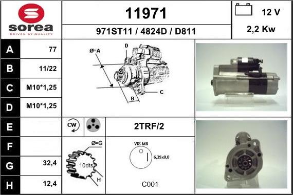 EAI 11971 - Starteris adetalas.lv