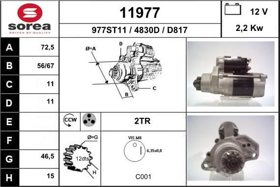 EAI 11977 - Starteris adetalas.lv