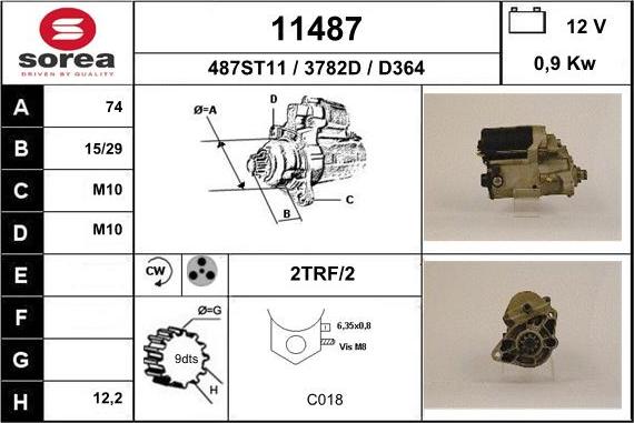 EAI 11487 - Starteris adetalas.lv