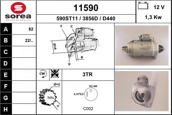 EAI 11590 - Starteris adetalas.lv