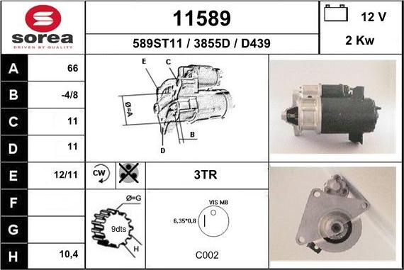 EAI 11589 - Starteris adetalas.lv