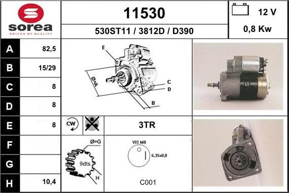 EAI 11530 - Starteris adetalas.lv