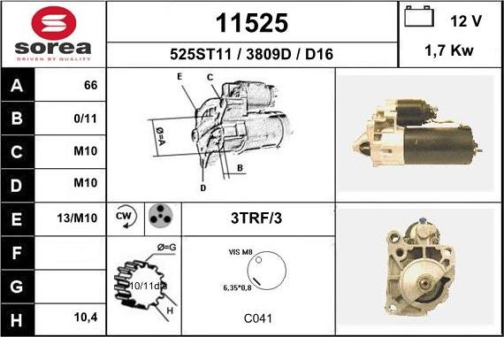 EAI 11525 - Starteris adetalas.lv