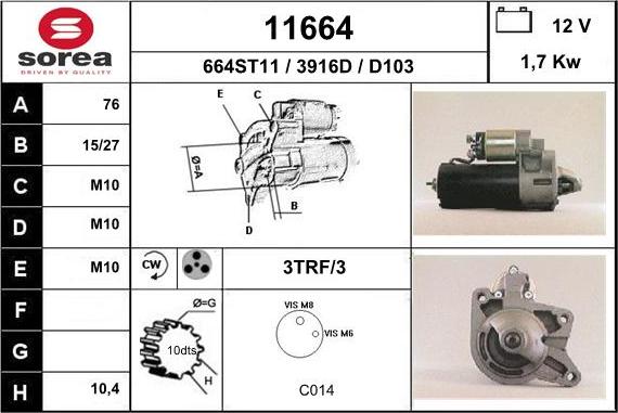 EAI 11664 - Starteris adetalas.lv