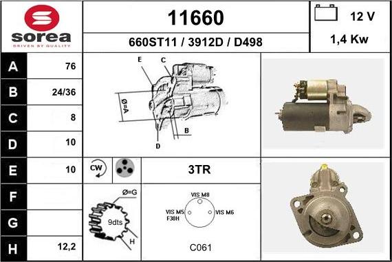 EAI 11660 - Starteris adetalas.lv