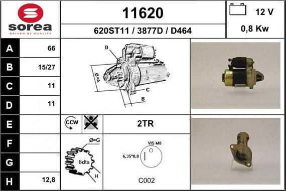 EAI 11620 - Starteris adetalas.lv