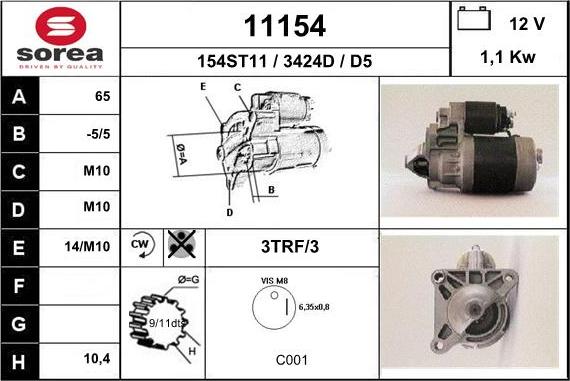 EAI 11154 - Starteris adetalas.lv