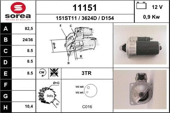 EAI 11151 - Starteris adetalas.lv