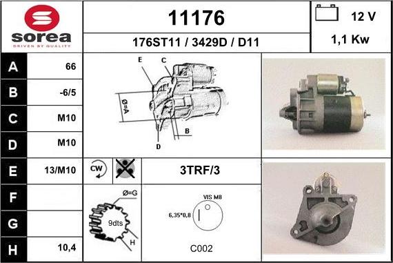 EAI 11176 - Starteris adetalas.lv