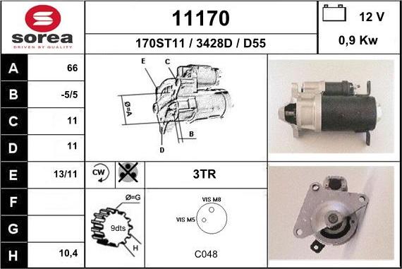 EAI 11170 - Starteris adetalas.lv