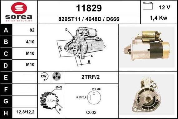 EAI 11829 - Starteris adetalas.lv