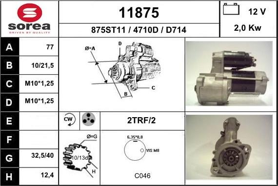 EAI 11875 - Starteris adetalas.lv