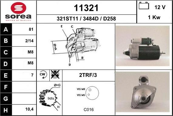 EAI 11321 - Starteris adetalas.lv