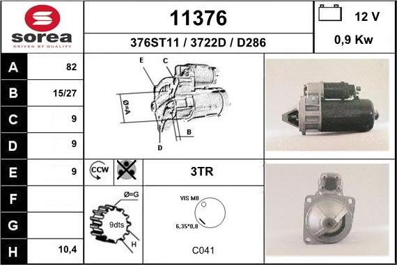 EAI 11376 - Starteris adetalas.lv