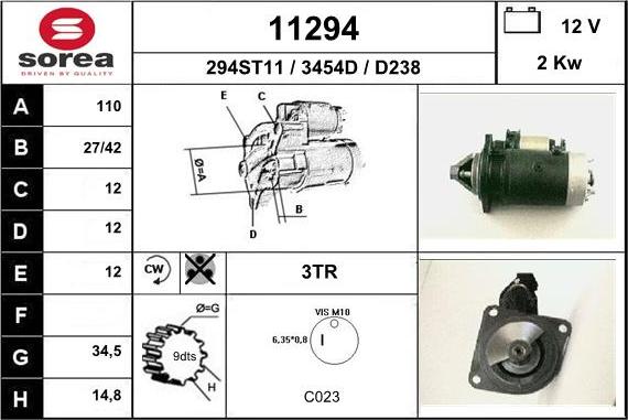 EAI 11294 - Starteris adetalas.lv