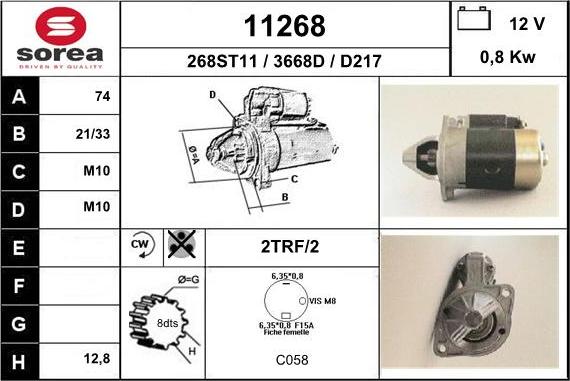 EAI 11268 - Starteris adetalas.lv