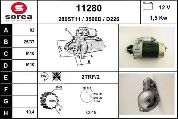 EAI 11280 - Starteris adetalas.lv