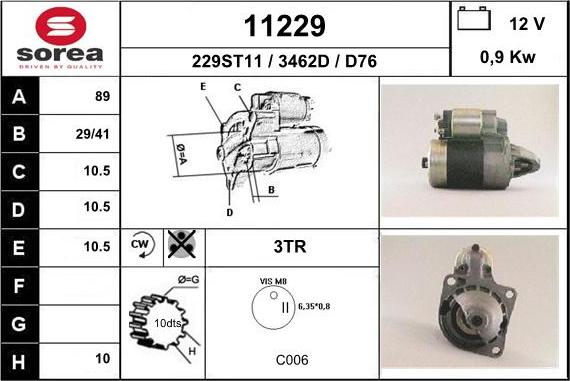 EAI 11229 - Starteris adetalas.lv