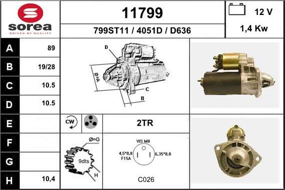 EAI 11799 - Starteris adetalas.lv