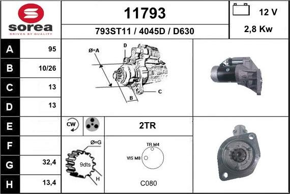 EAI 11793 - Starteris adetalas.lv