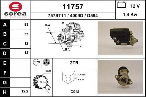 EAI 11757 - Starteris adetalas.lv