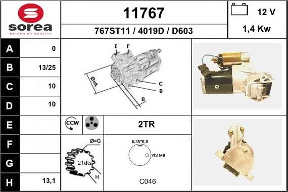 EAI 11767 - Starteris adetalas.lv