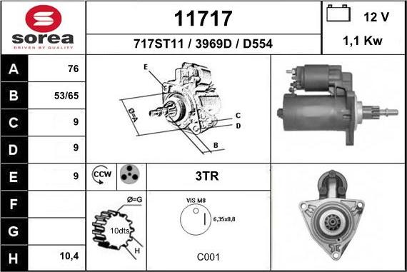 EAI 11717 - Starteris adetalas.lv